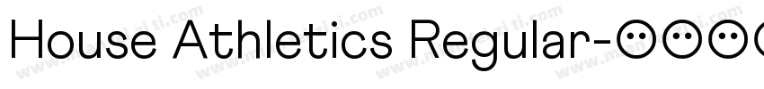 House Athletics Regular字体转换